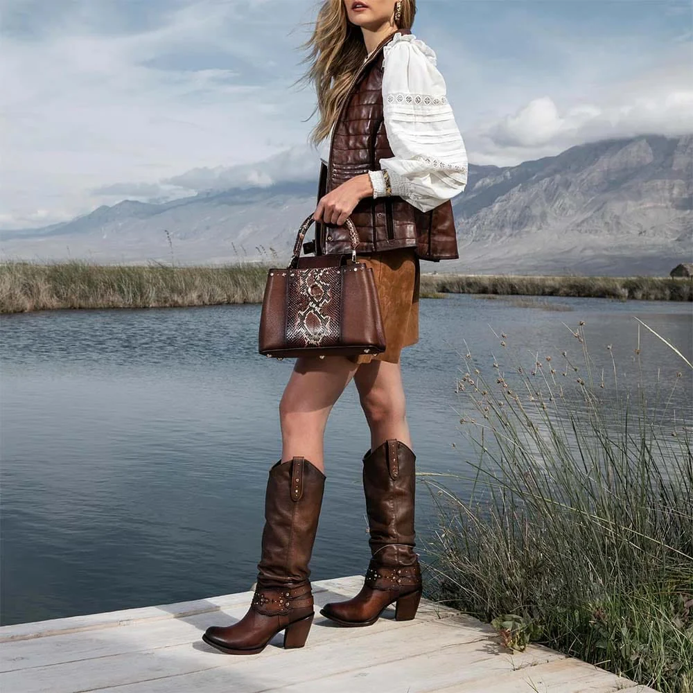 Bota Casual Cuadra Crystal Moka - Image 10