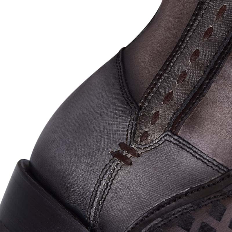 Bota Cuadra Maverick Gris/Negro - Image 9