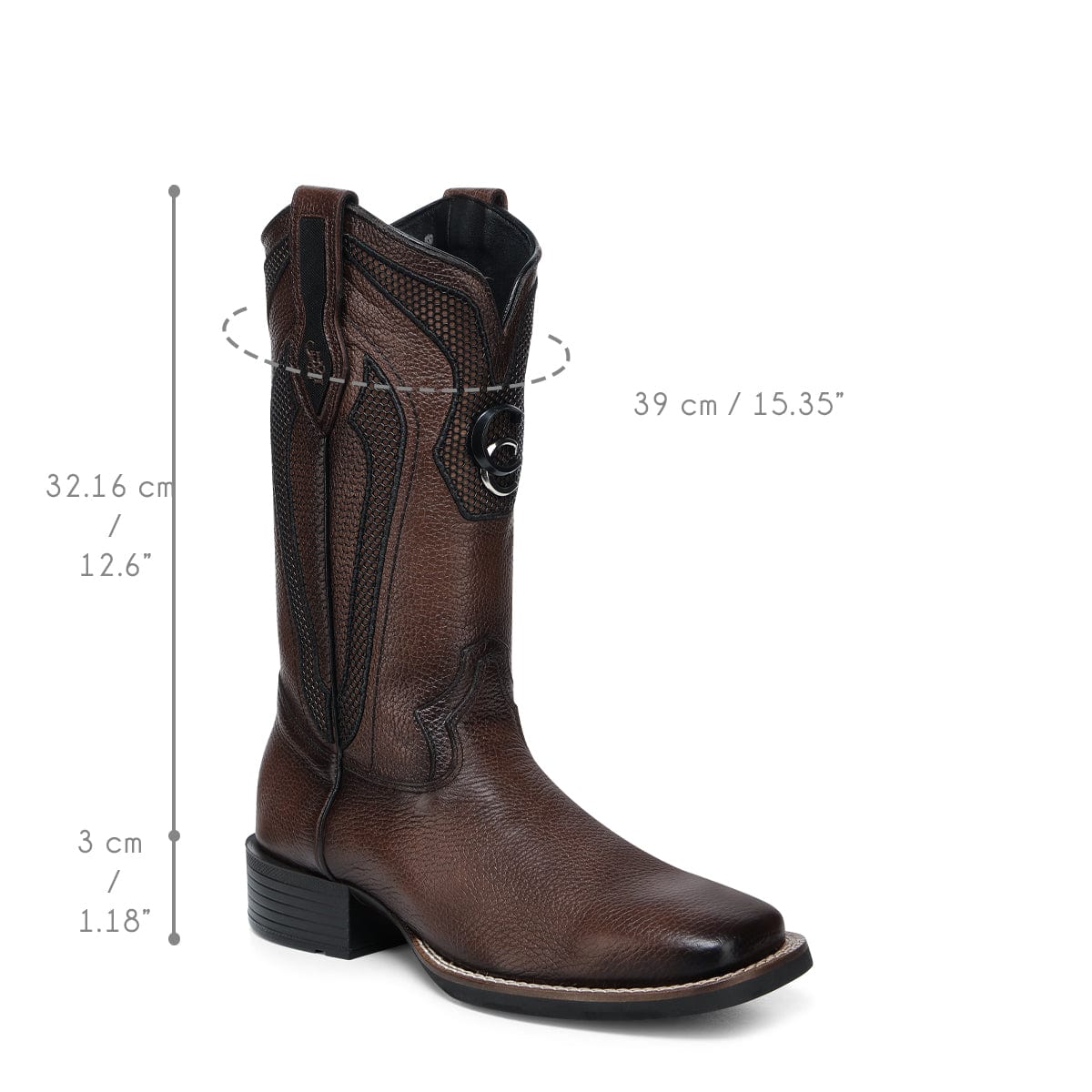 Bota Vaquera Cuadra Italiano Miel - Image 6