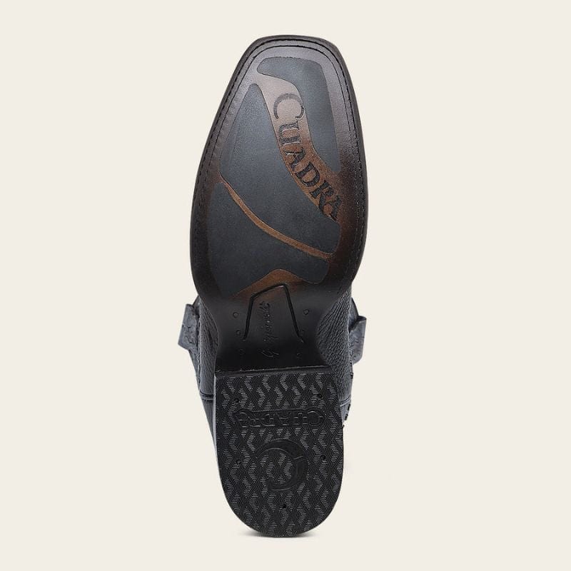 Bota Vaquera Rodeo Bovino Negra - Image 7