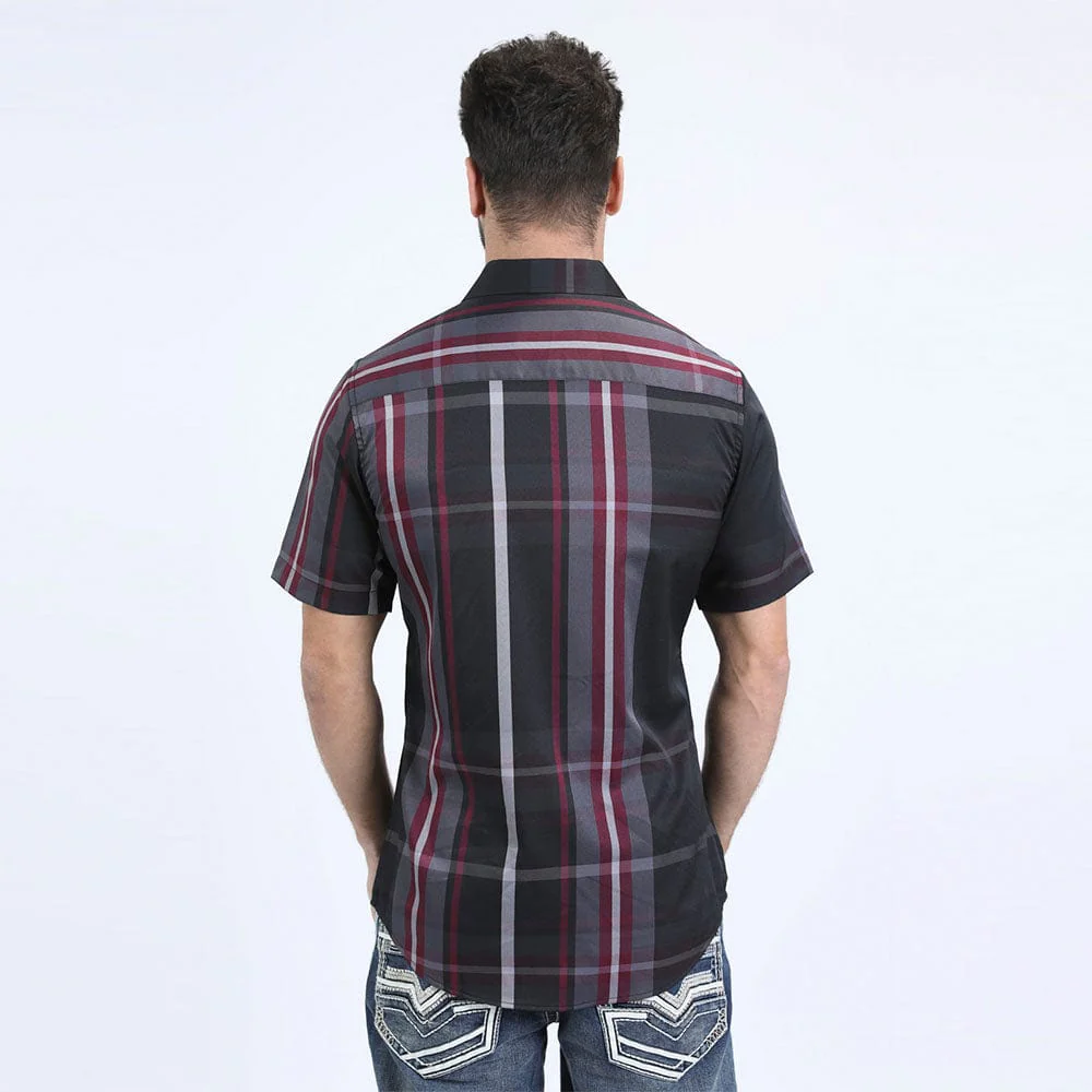 Camisa Platini A Cuadros Negra - Image 2