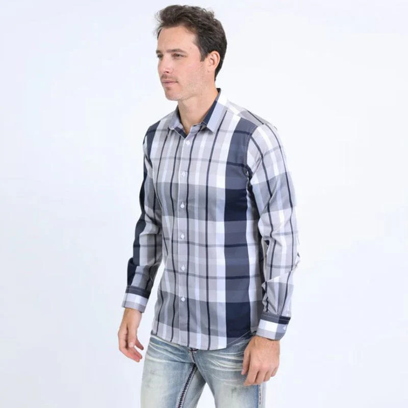 Camisa Platini Long Sleeve Gris - Image 3