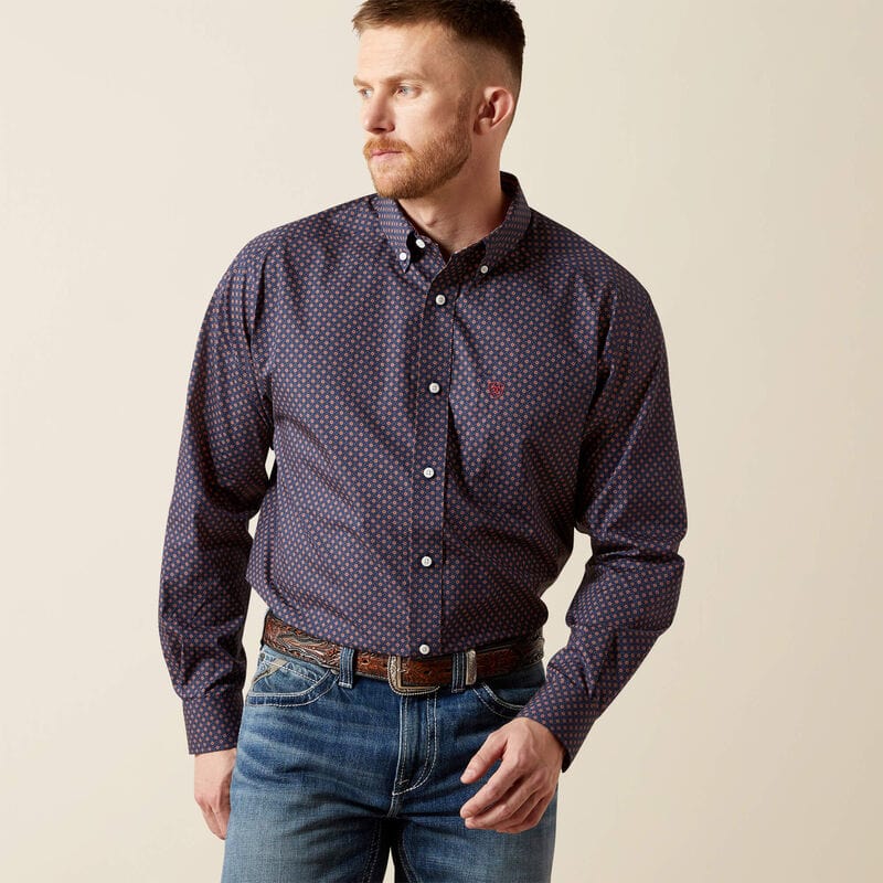 Camisa Ariat Wrinkle Free Briggs Classic Fit