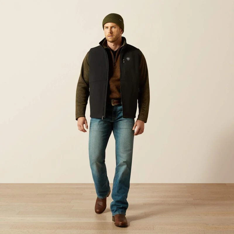 Chaleco Ariat Logo Softshell Negro - Image 3