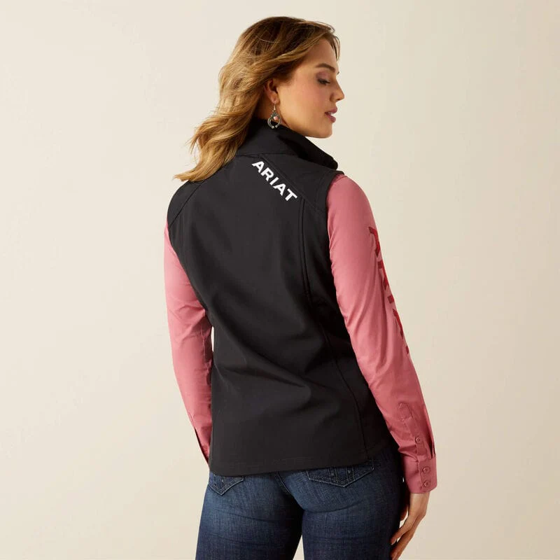 Chaleco Ariat Logo Softshell Negro - Image 2