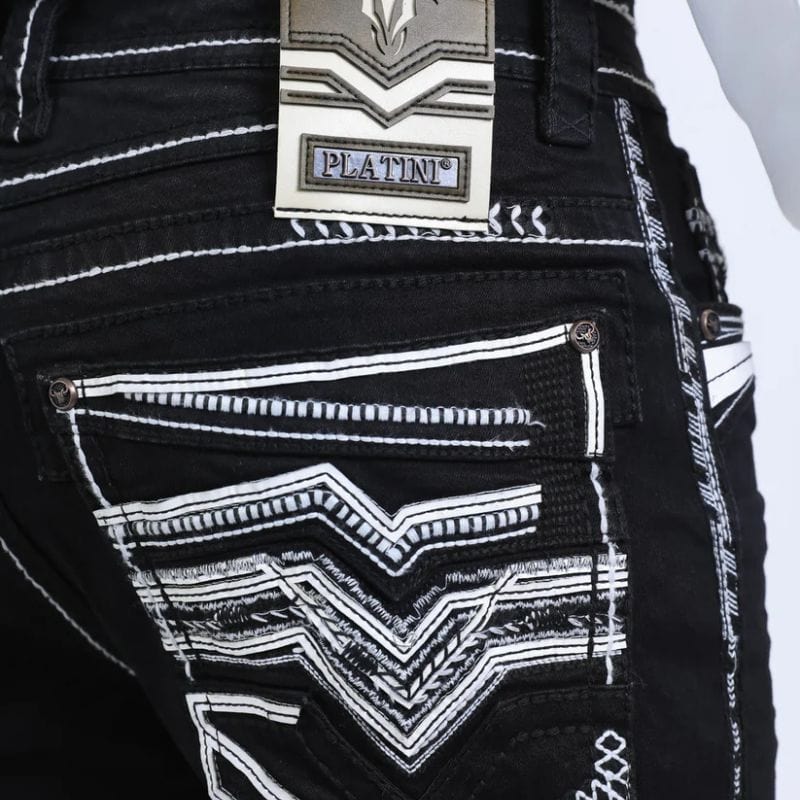 Pantalon Platini Holt Slim Negro Azabache - Image 5
