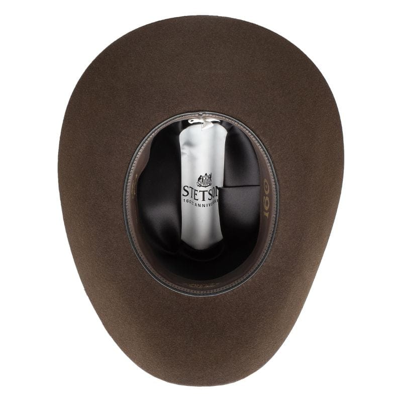 Texana Stetson 6x 160 Aniversario Chocolate con Pluma - Image 5
